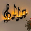 Muzieknoot kandelaar
