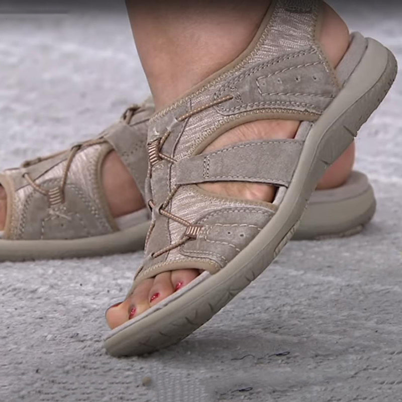 Vintage rekbare sandalen