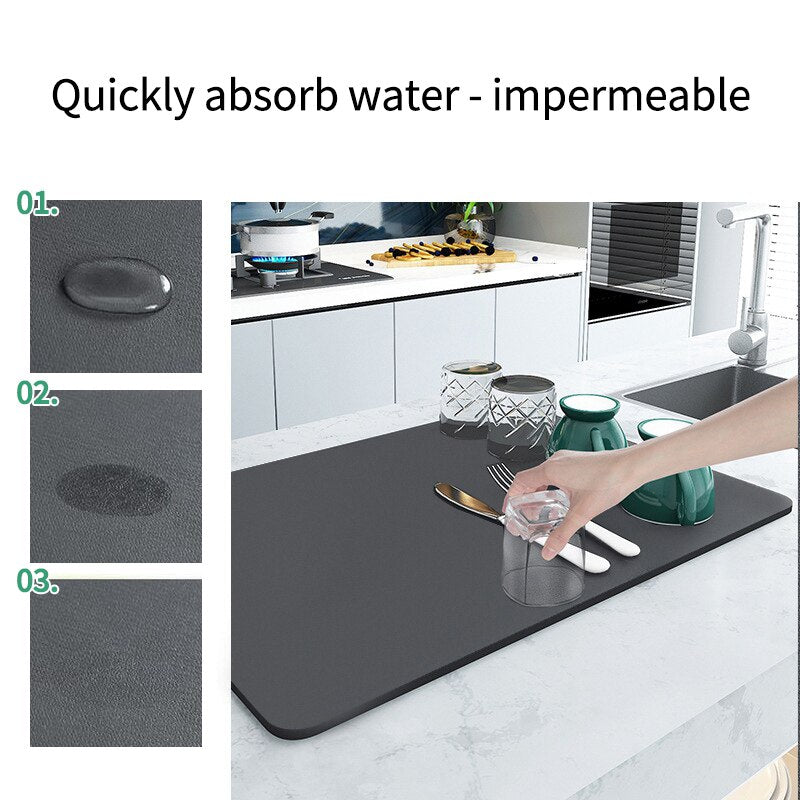 Super absorberend afdruipmat